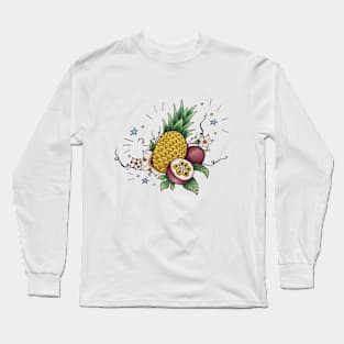 Passion Pineapple Long Sleeve T-Shirt